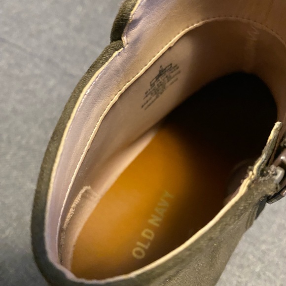 Olive green ankle boots - Picture 3 of 6